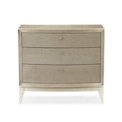 Caracole Shine Nightstand – front view – Lusso Furniture Miami