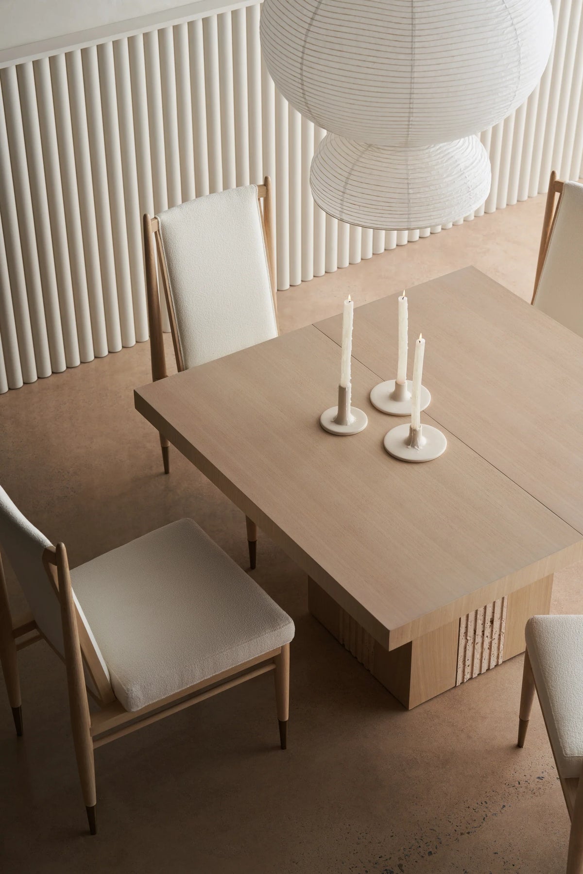 Caracole Unity Light Dining Table – back view – Lusso Furniture Miami