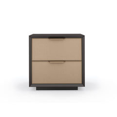 Caracole Wrap Nightstand – front view – Lusso Furniture Miami