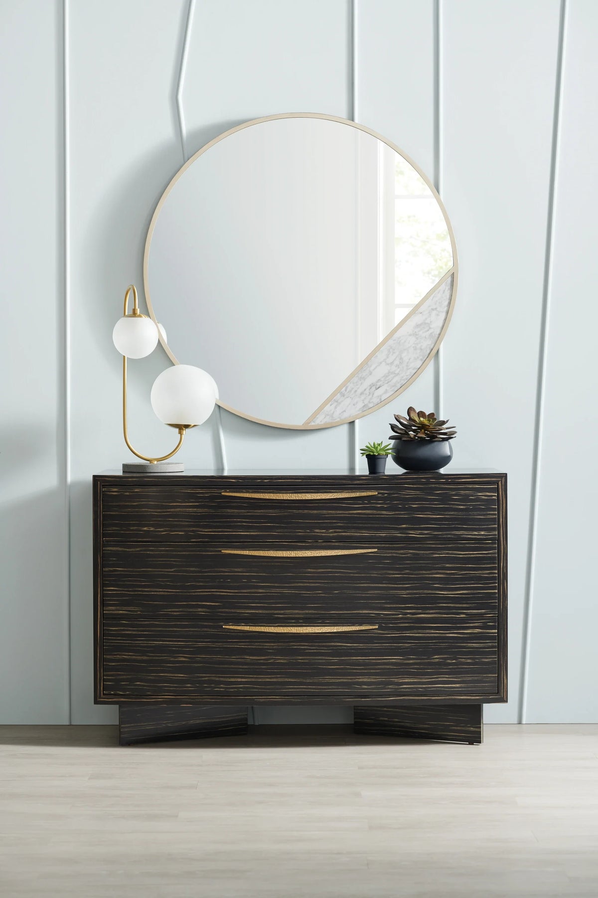 Caracole Vector Dresser – back view – Lusso Furniture Miami