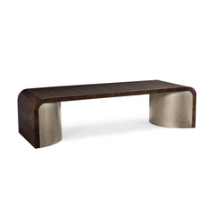 Caracole Streamline Cocktail Table – room setting – Lusso Furniture Miami