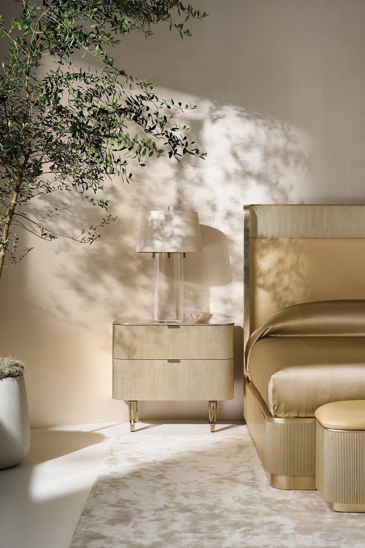 Caracole Love Closed Nightstand – view 13 – Lusso Furniture Miami
