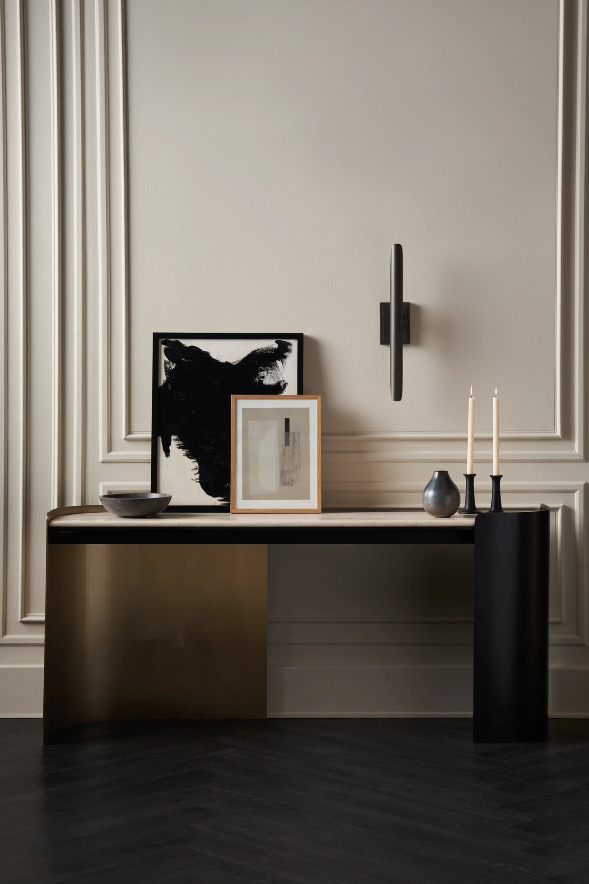 Caracole Movement Console Desk – detail – Lusso Furniture Miami