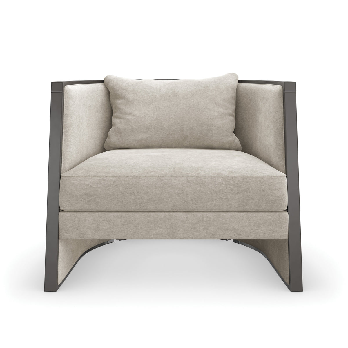 Caracole Cut Away Chair – front view – Lusso Furniture Miami