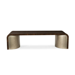 Caracole Streamline Cocktail Table – front view – Lusso Furniture Miami