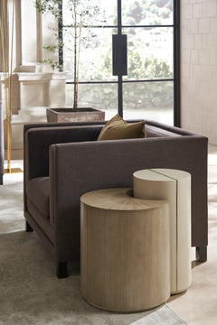 Caracole Tuxedo Accent Chair – close-up – Lusso Furniture Miami