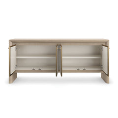 Caracole Unity Credenza – close-up – Lusso Furniture Miami