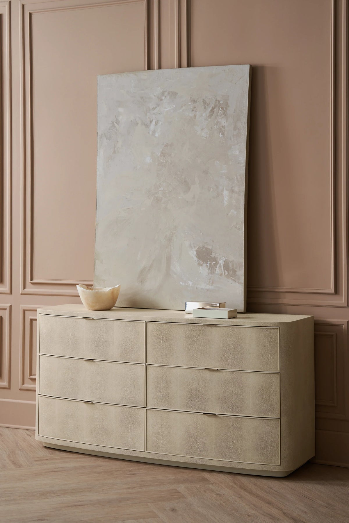 Caracole Simply Perfect Dresser – angle view – Lusso Furniture Miami