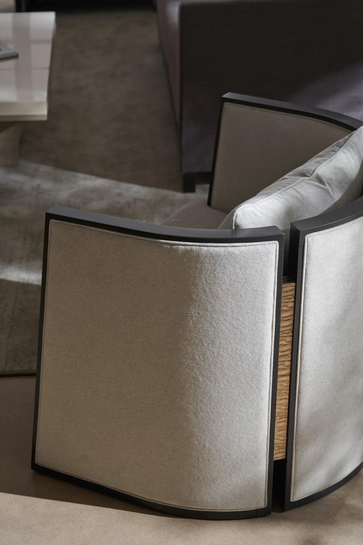 Caracole Cut Away Chair – room setting – Lusso Furniture Miami