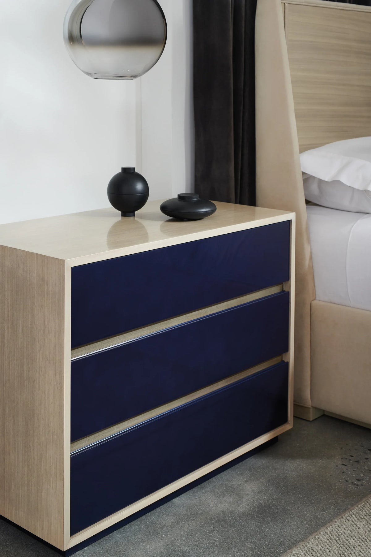 Caracole Da Vita Large Nightstand – detail – Lusso Furniture Miami