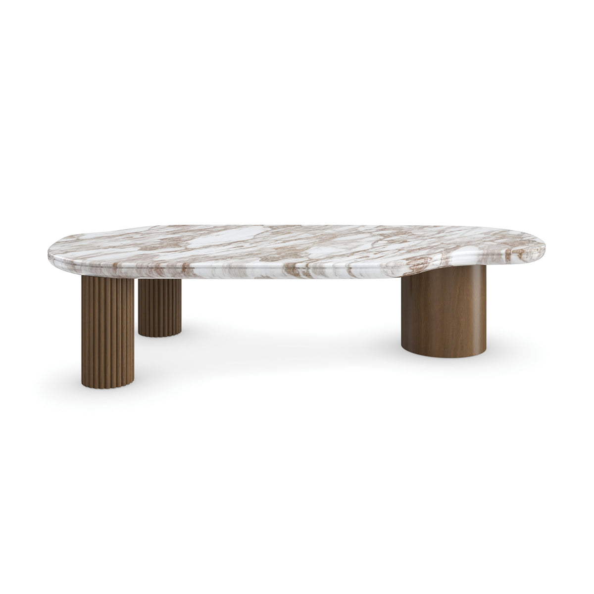 Caracole Seychelles Cocktail Table – front view – Lusso Furniture Miami