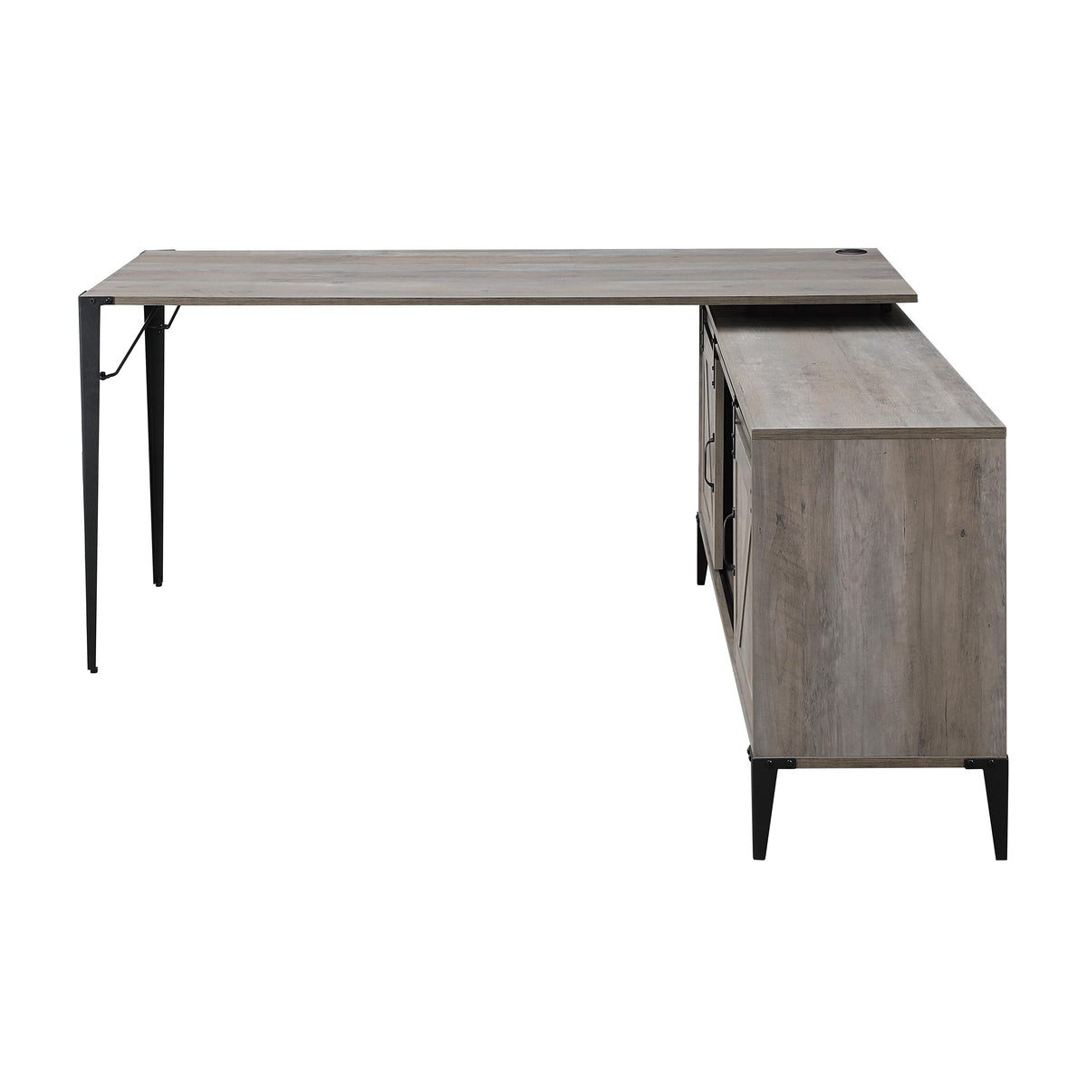 ACME Zakwani Writing Desk – side view – Lusso Furniture Miami