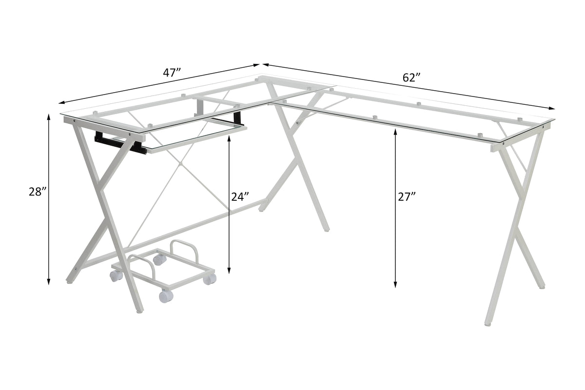 ACME Dazenus Computer Desk – view 12 – Lusso Furniture Miami