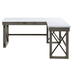 ACME Talmar Lift Top Writing Desk – side view – Lusso Furniture Miami