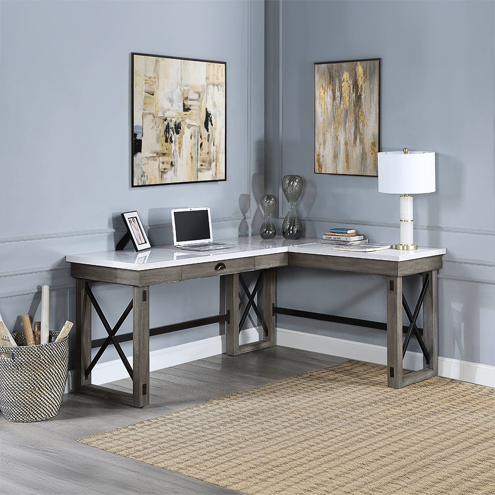 ACME Talmar Lift Top Writing Desk – front view – Lusso Furniture Miami