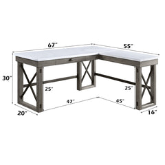 ACME Talmar Lift Top Writing Desk – close-up – Lusso Furniture Miami