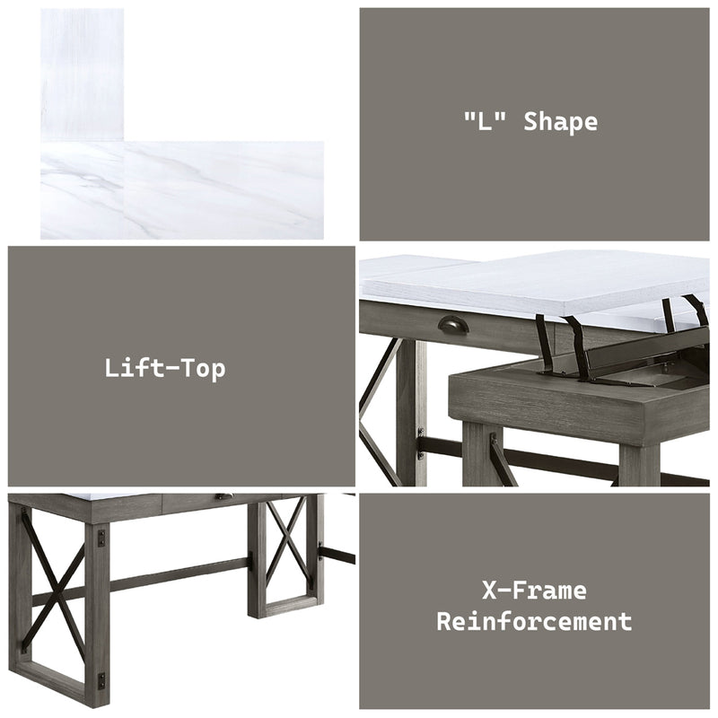 ACME Talmar Lift Top Writing Desk-zoom-