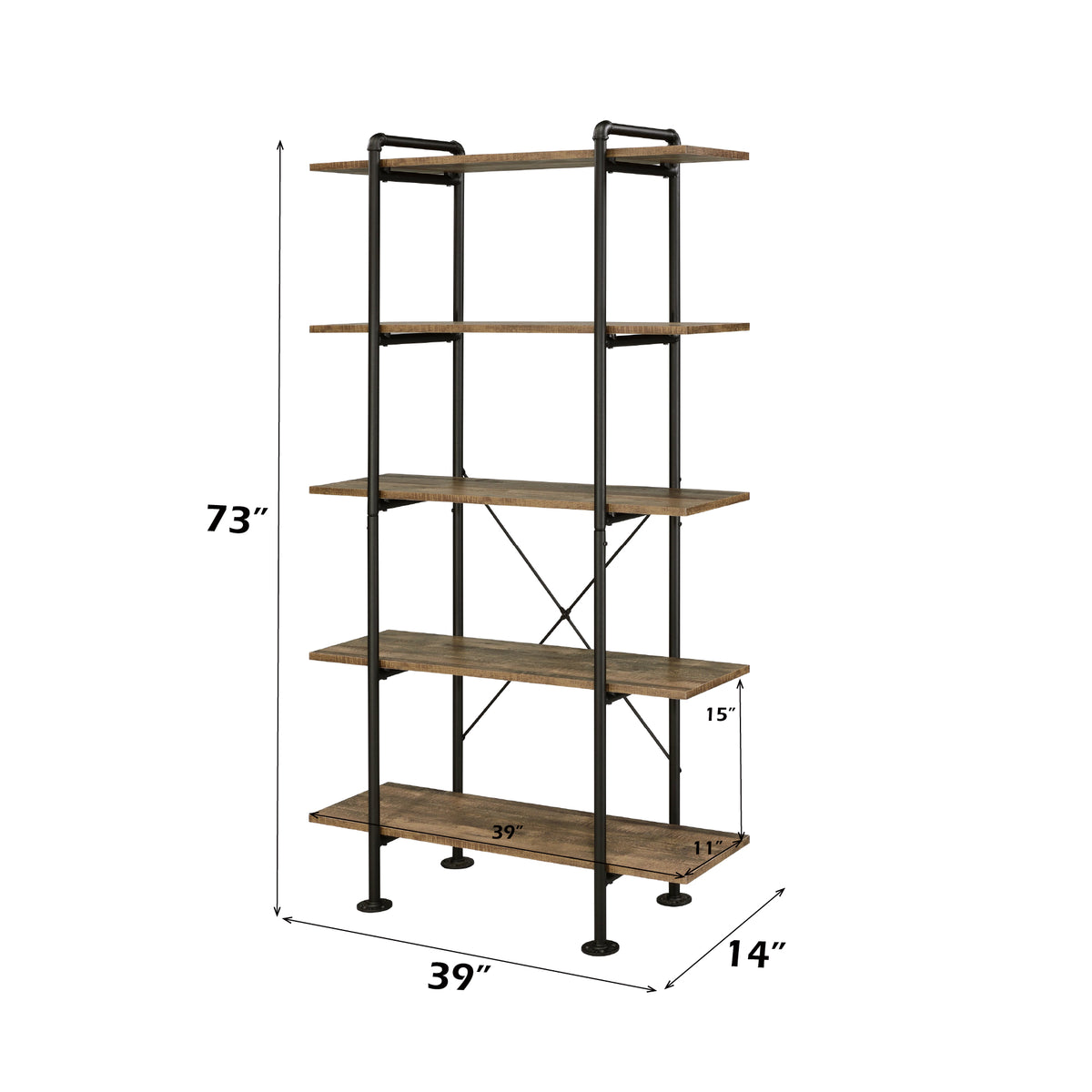 ACME Nefo Bookshelf – detail – Lusso Furniture Miami