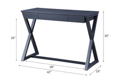 ACME Nalo Writing Desk – back view – Lusso Furniture Miami