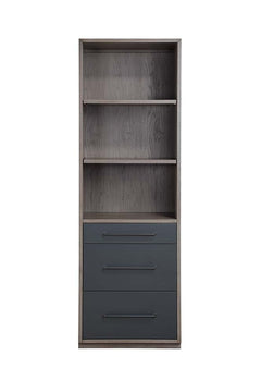 ACME Estevon Bookcase – angle view – Lusso Furniture Miami