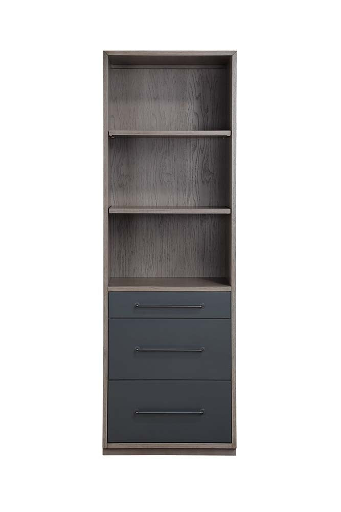 ACME Estevon Bookcase – angle view – Lusso Furniture Miami