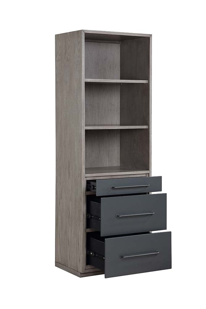 ACME Estevon Bookcase – side view – Lusso Furniture Miami
