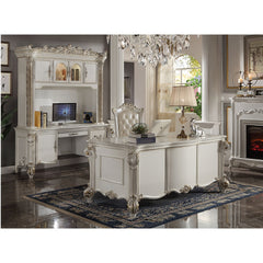 ACME Vendome Computer Desk with Hutch – angle view – Lusso Furniture Miami