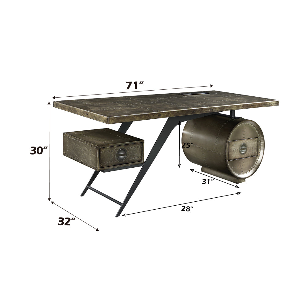 ACME Brancaster Executive Writing Desk – view 11 – Lusso Furniture Miami