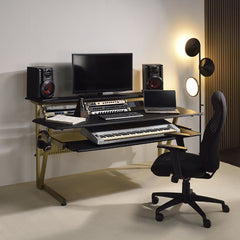 ACME Saida Music Desk – front view – Lusso Furniture Miami
