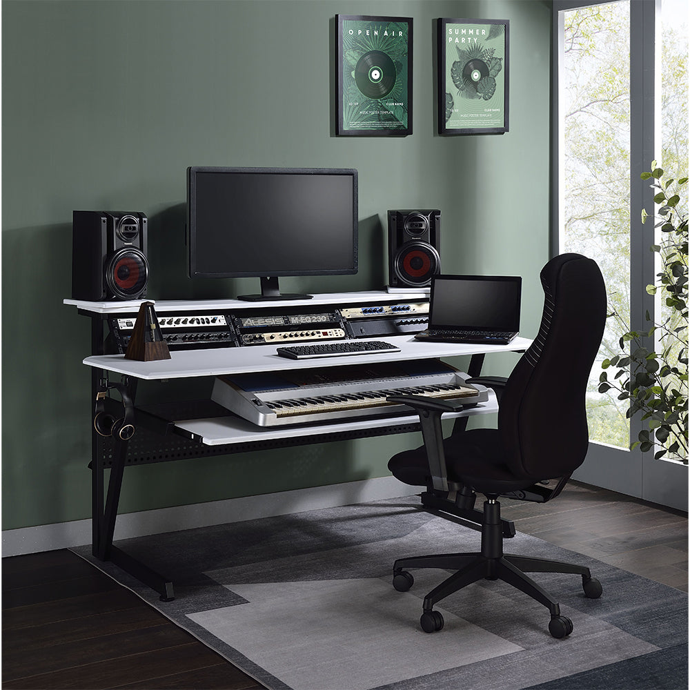 ACME Saida Music Desk – finish detail – Lusso Furniture Miami