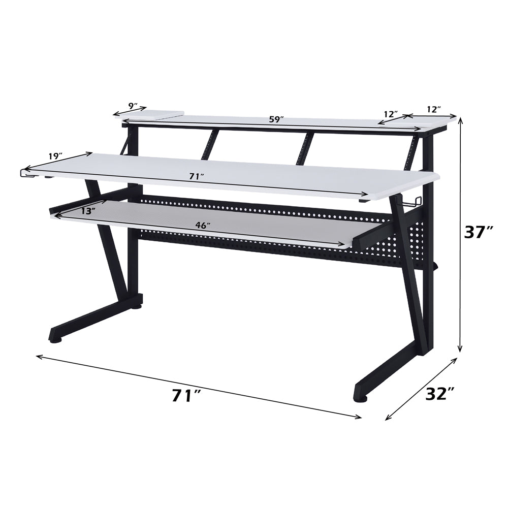 ACME Saida Music Desk – view 13 – Lusso Furniture Miami