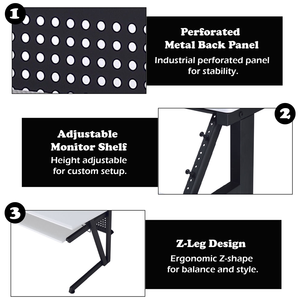 ACME Saida Music Desk – view 16 – Lusso Furniture Miami