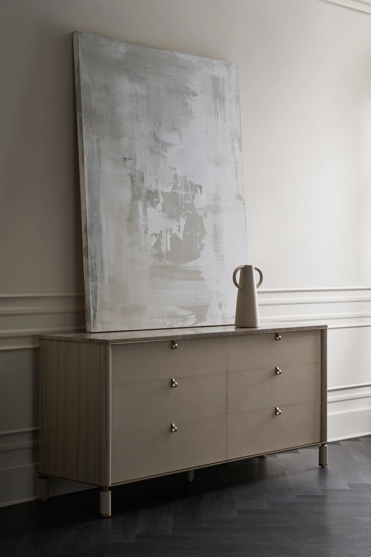 Caracole Balance Dresser – side view – Lusso Furniture Miami