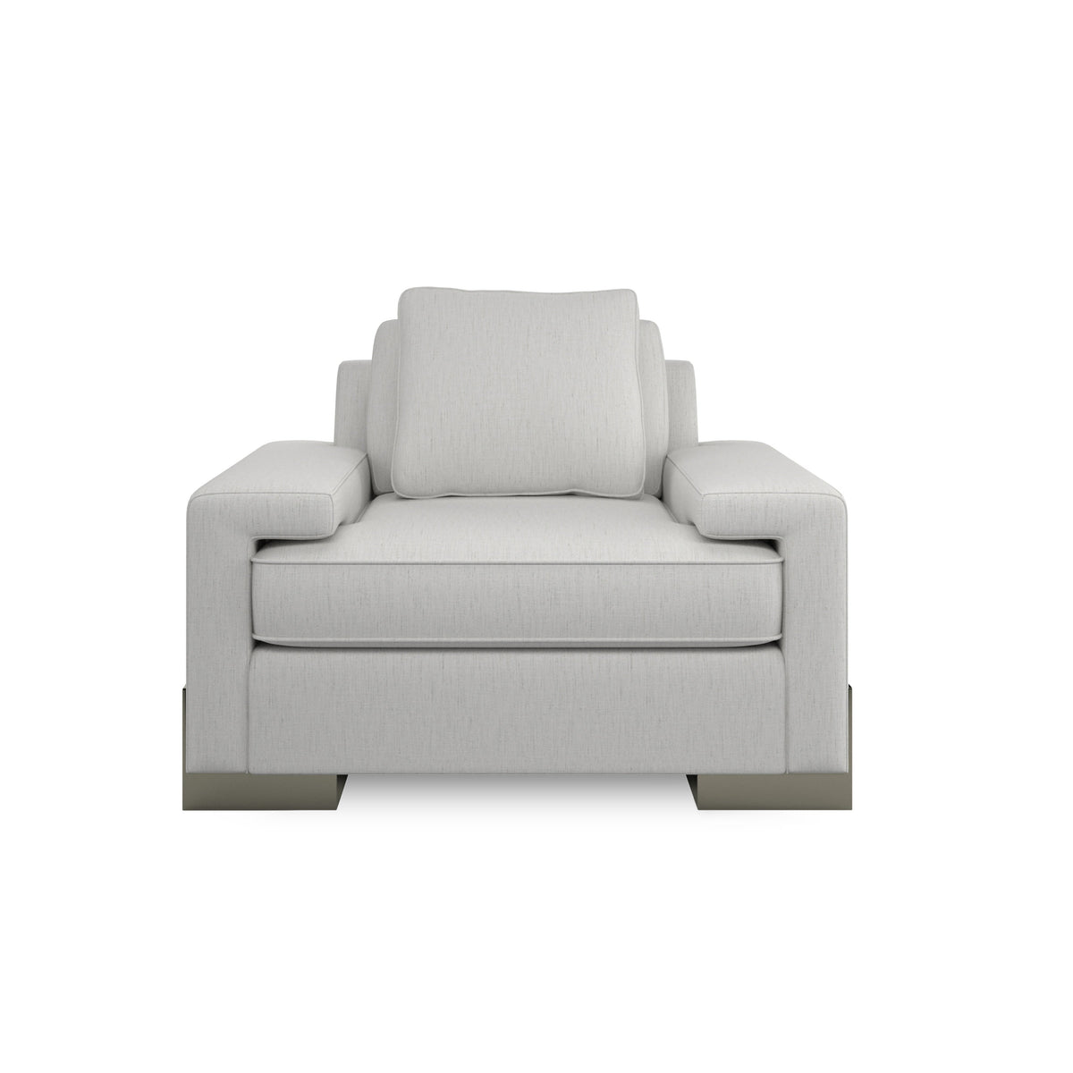Caracole I'm Shelfish Accent Chair – front view – Lusso Furniture Miami