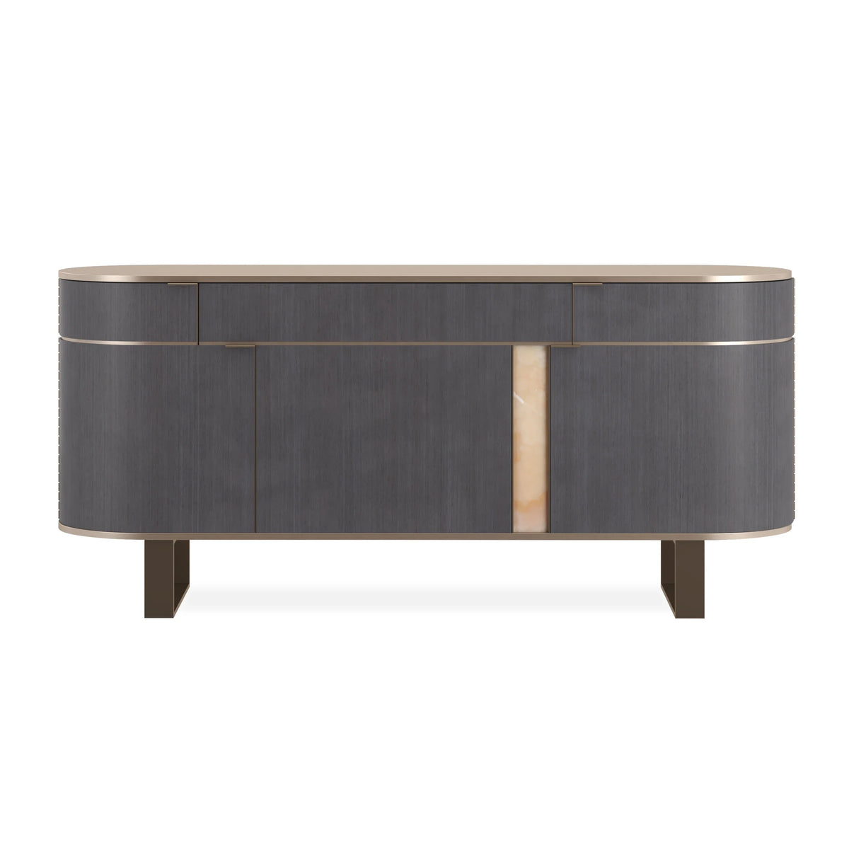 Caracole Piet Sideboard – front view – Lusso Furniture Miami