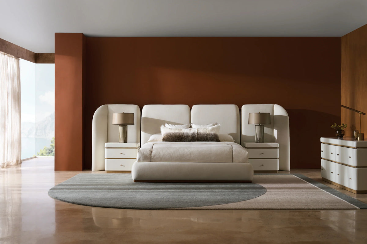 Caracole Malta Bed – room setting – Lusso Furniture Miami