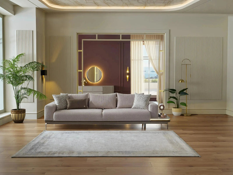 Estella Living Room Set (Cream)-zoom-