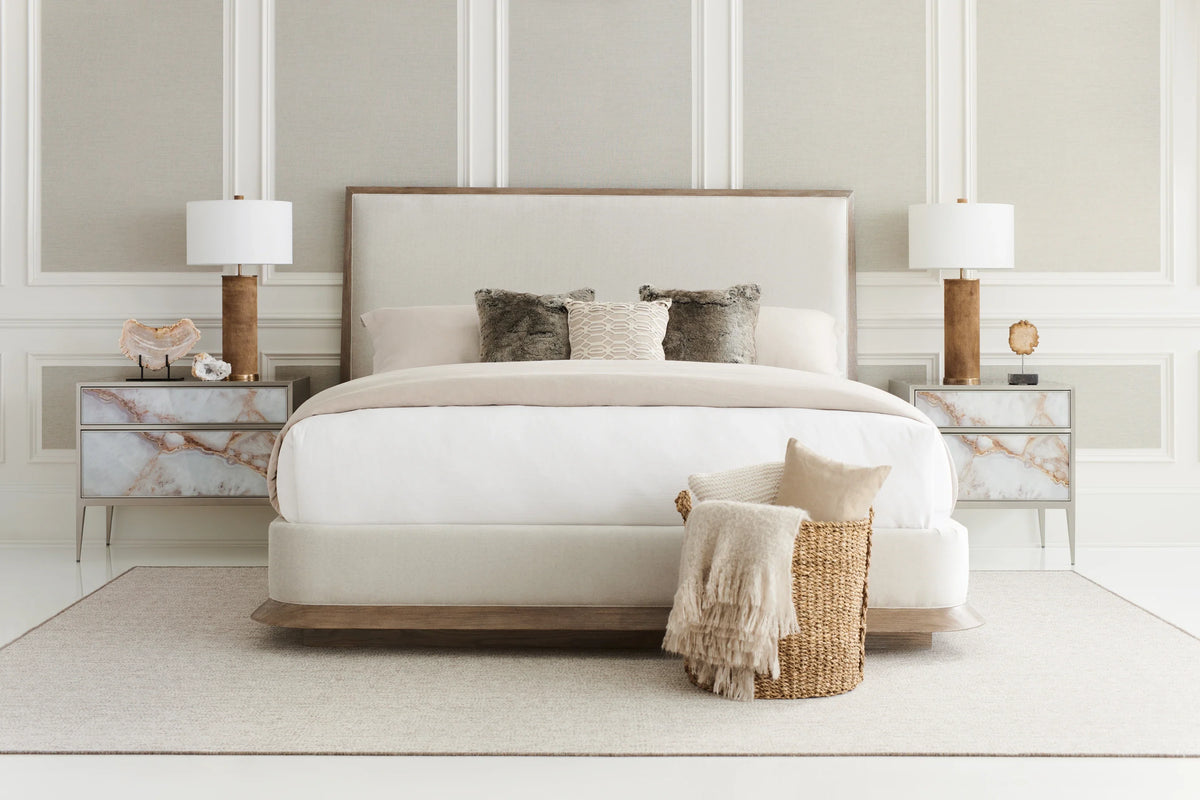 Caracole Stage Is Set Bed – detail – Lusso Furniture Miami