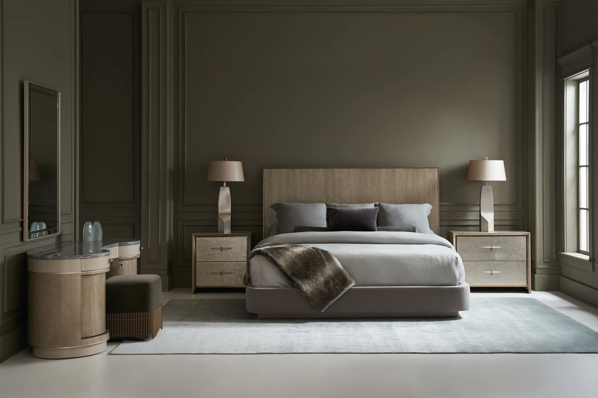 Caracole Petit Four Ottoman – room setting – Lusso Furniture Miami