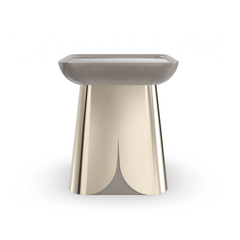 Caracole Zenith End Table – front view – Lusso Furniture Miami