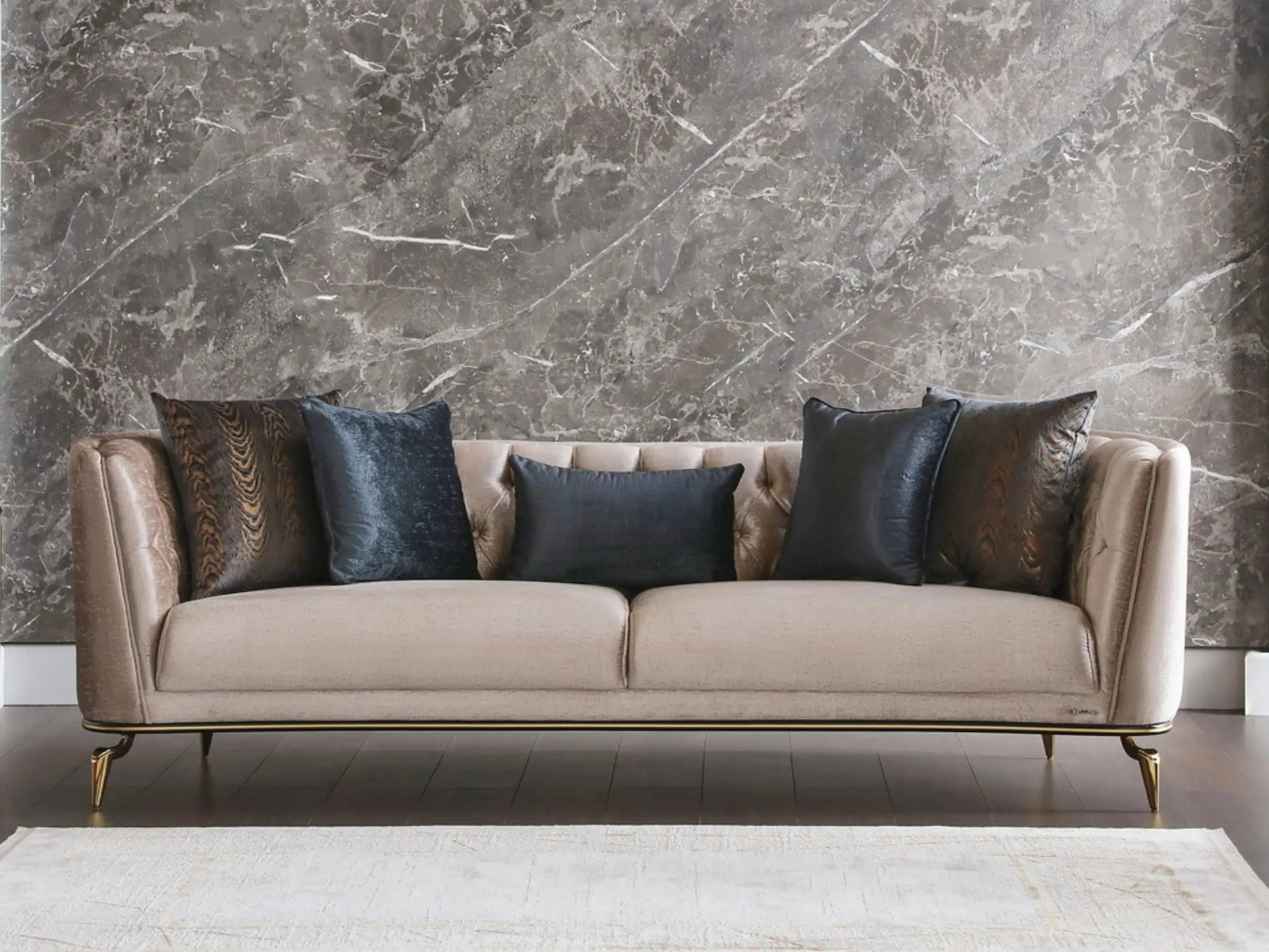 Plaza Living Room Set – Living Room Set | Lusso Furniture (view 4)