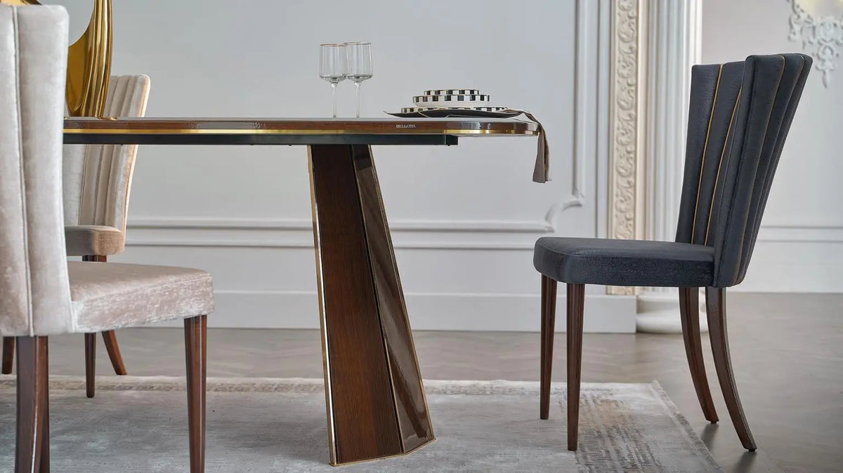Plaza Dining Room Set (Walnut) 5