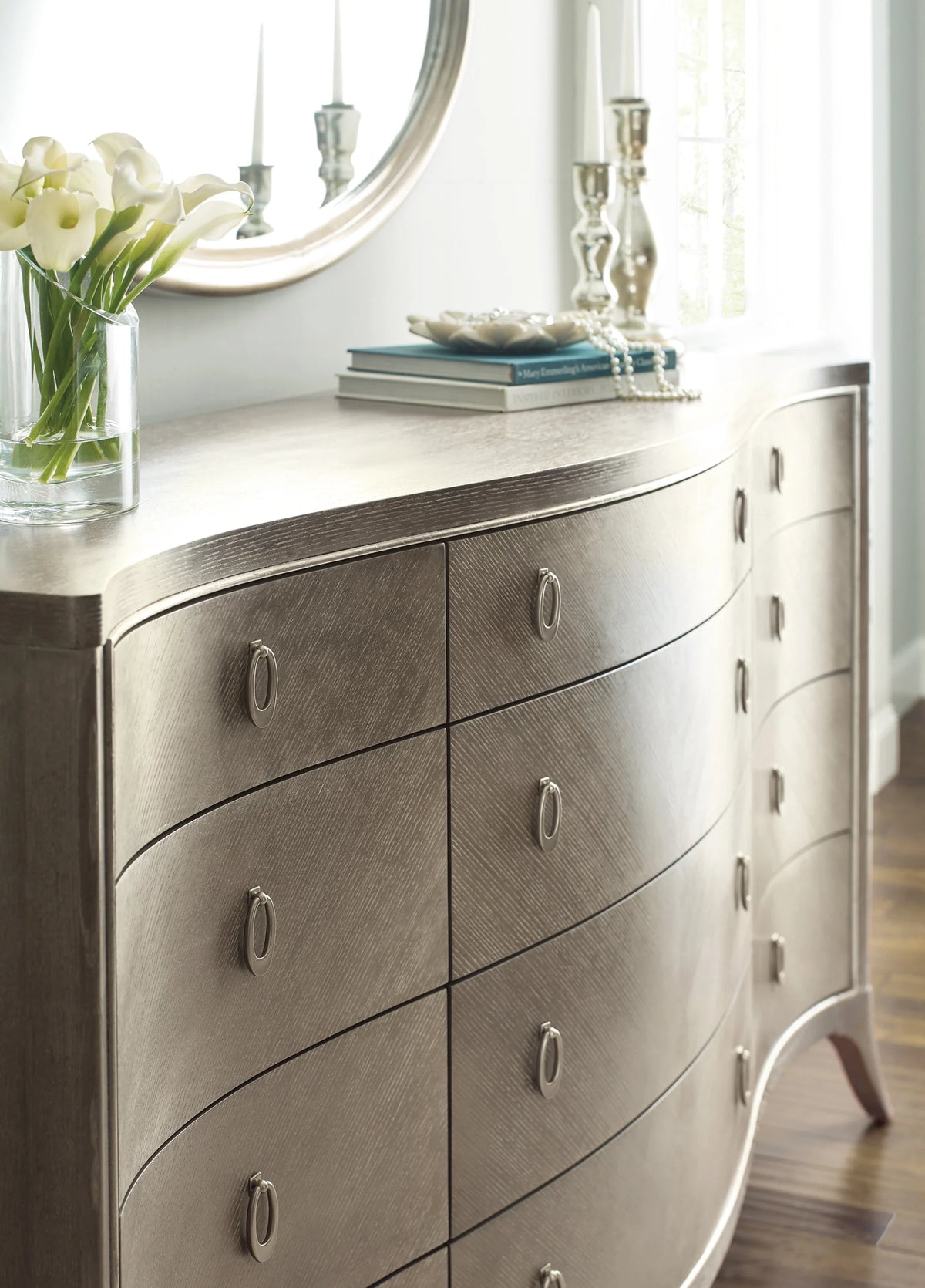 Caracole Avondale Dresser – side view – Lusso Furniture Miami