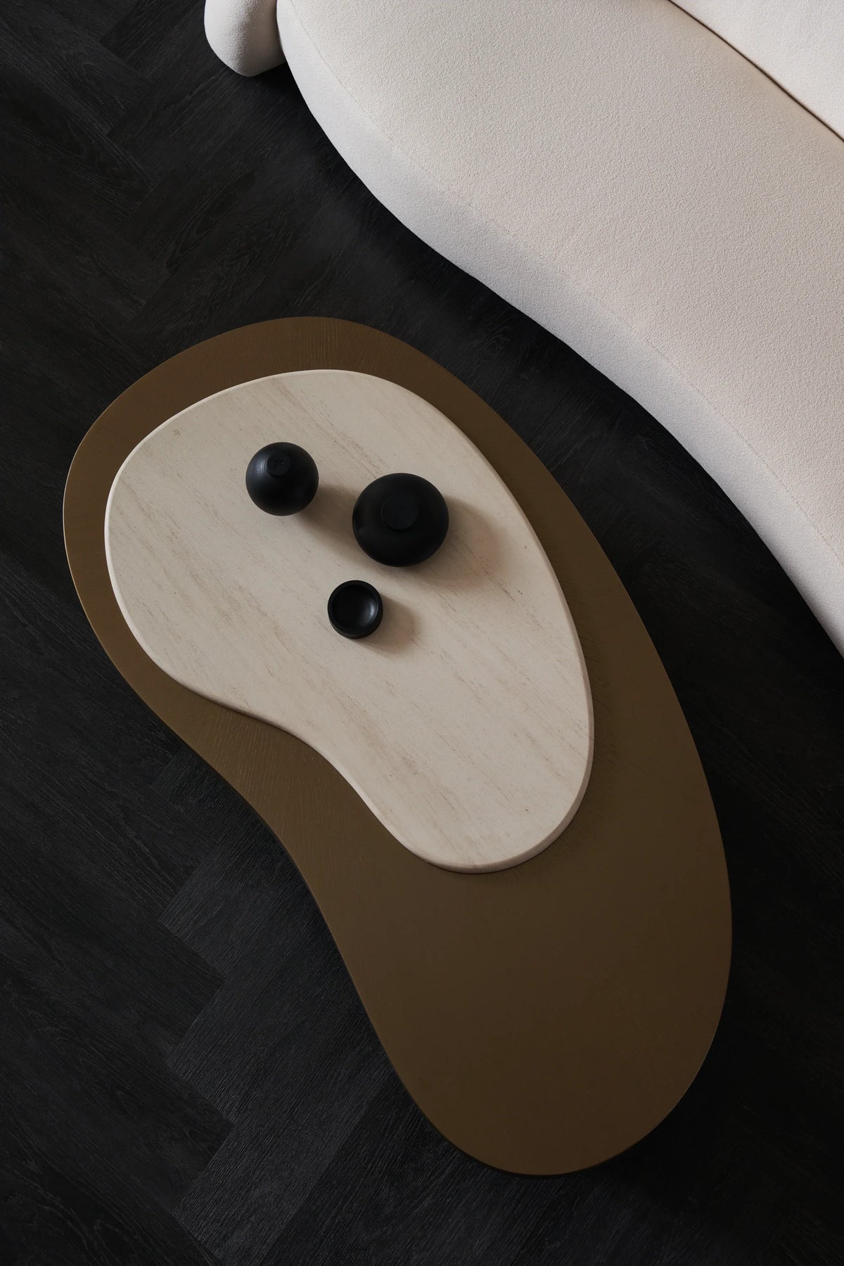 Caracole Contrast Cocktail Table – room setting – Lusso Furniture Miami
