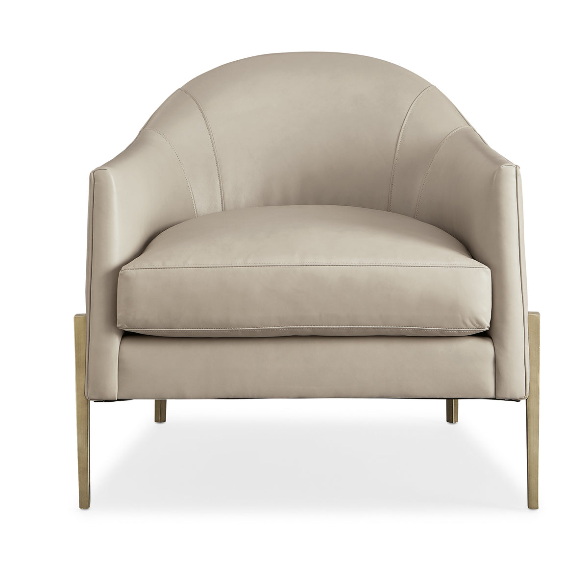 Caracole Rebound Accent Chair – front view – Lusso Furniture Miami