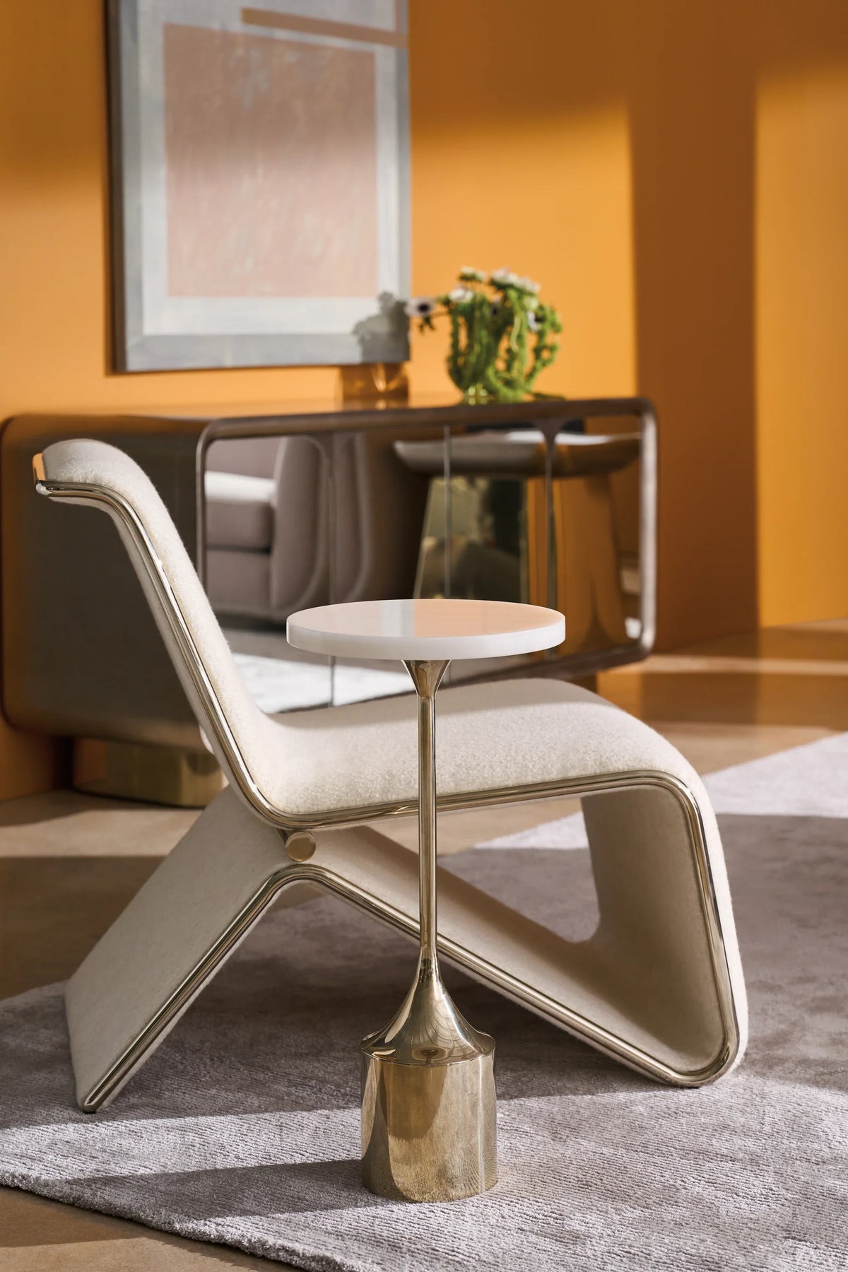 Caracole Parallax Chair – detail – Lusso Furniture Miami