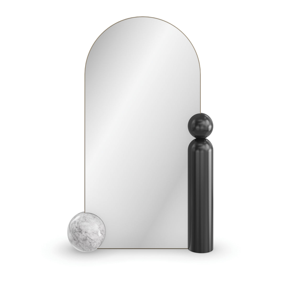 Caracole Balance Mirror – front view – Lusso Furniture Miami