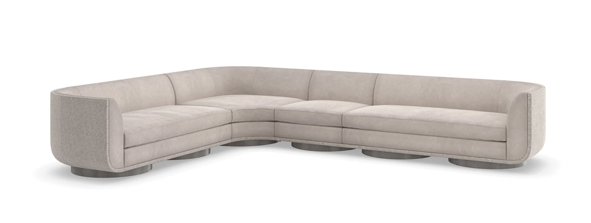 Caracole Clipper Sectional Components – view 13 – Lusso Furniture Miami
