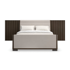 Caracole Slow Wave Bed Components – front view – Lusso Furniture Miami
