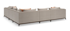 Caracole Archipelago Loveseat – side view – Lusso Furniture Miami